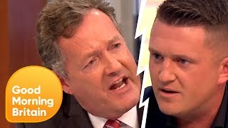 Piers Confronts Tommy Robinson Over Controversial Muslim Comments | Good Morning Britain