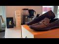 louis vuitton monte carlo moccasin unboxing u0026 try on