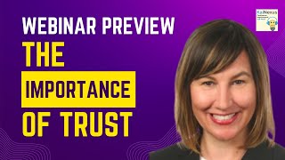 [Preview] The Importance of Trust in Continuous Improvement - Webinar by Colleen Soppelsa