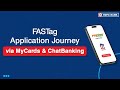 How To Apply for FASTag online via MyCards & ChatBanking | HDFC Bank 2024