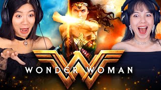 Foreign Girls React | Wonder Woman | First Time Watch