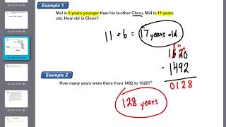 Lesson 35: Word Problems About Comparing and Elapsed Time