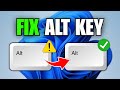 How To Fix Alt Key Not Working In Windows 11