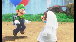 Luigi REACTS to Costumes in Super Mario Odyssey