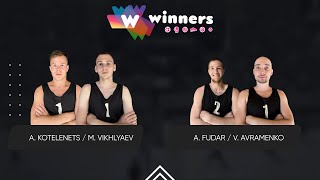 Winners Beach Volleyball. Men. A. Kotelenets / M. Vikhlyaev - A. Fudar / V. Avramenko 30.11.2024