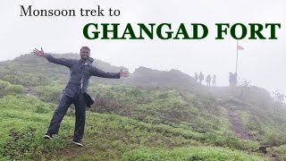 घनगड किल्ला | Ghangad Fort | पावसाळी भटकंती | Monsoon trek | Trekking places near Lonavala | Ekole