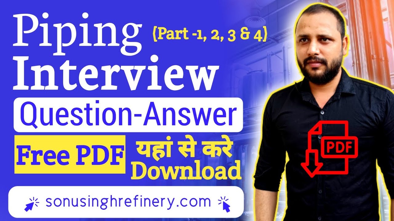 Download Free PDF For Piping Questions Answers Series Uploaded | Watch ...