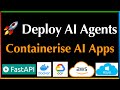 🚀 Deploy AI Agents:  Containerise AI Apps