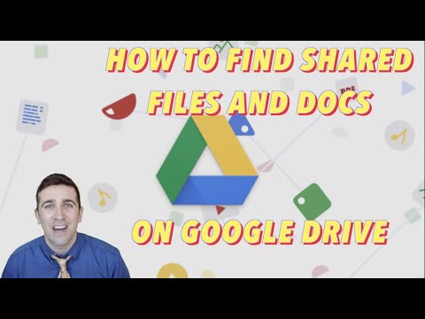 How to Find Shared Docs, Files and Folders in Google Drive