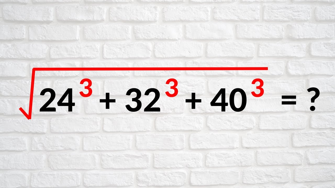 A Nice Square Root Algebra Problem Olympiad Mathematics Youtube
