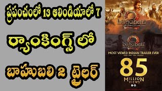 Bahubali: The Conclusion Trailer Review World Records Breaking in 2017|Bahubali 2 85 million views