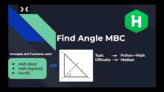 Find Angle MBC | HackerRank | Problem Solving | Python