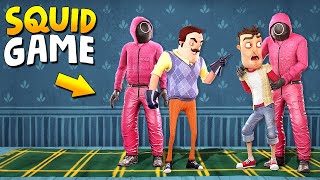 SQUID GAME IN HELLO NEIGHBOR!!! | Hello Neighbor Gameplay (Mods)