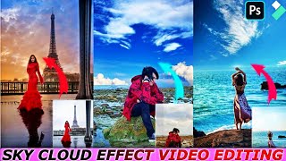 Sky Cloud Effect Video Editing | Sky Change Video Editing | Reel Video Editing | Filmora Edit !