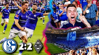 SCHALKE vs GLADBACH 2:2 Stadion Vlog 🔥 Top-Stimmung & Last-Minute-Remis!