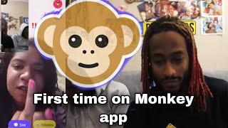 First time using Monkey App!! Late Night Money App 🐵😂😂