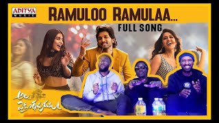 Ramuloo Ramulaa | Full Video Song | Allu Arjun | Reaction