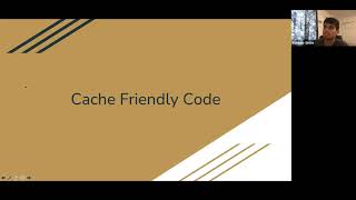 Computer Architecture Recitation 12 Sp21: Cache-friendly code