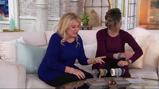 Dee Berkley Set of 3 Gemstone Bracelets on QVC