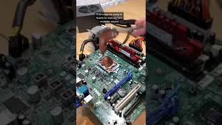 using Nutella instead of thermal paste (MESSY) #shorts