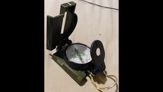 marching lensatic compass