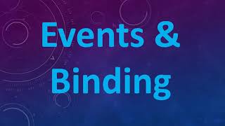 Python GUI tkinter Events and Binding Lect 1