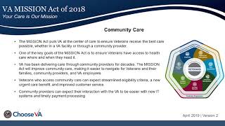 VA Mision Act 2019, English Version