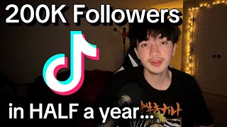 How I Gained 200K Followers in 6 Months...