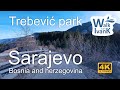 4K Trebevic Park walk in Sarajevo, Bosnia and Herzegovina