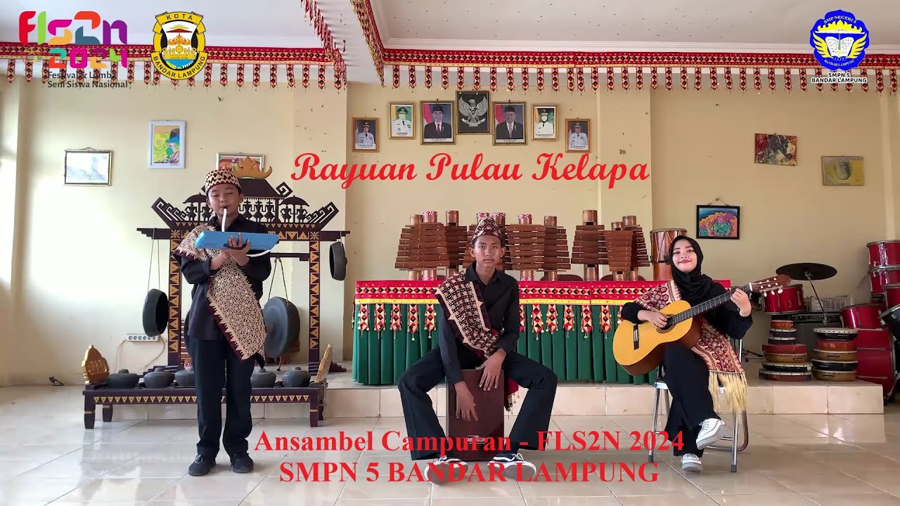 RAYUAN PULAU KELAPA - ANSAMBEL CAMPURAN - SMPN 5 BANDAR LAMPUNG - YouTube