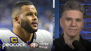 Mike Florio could see Aaron Donald leaving the door open | Pro Football Talk | NFL on NBC