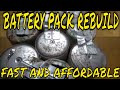 YES!! SUPER AFFORDABLE CORDLESS TOOL BATTERY PACK REBUILD USING THE SUNKKO 737G SPOT WELDING MACHINE