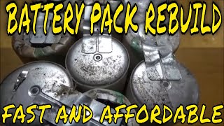 YES!! SUPER AFFORDABLE CORDLESS TOOL BATTERY PACK REBUILD USING THE SUNKKO 737G SPOT WELDING MACHINE