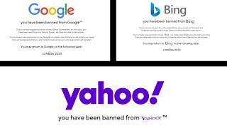 Search Engine Ban Speedrun Marathon | Google, Bing, Yahoo...