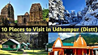 10 Famous Places to Visit in Udhampur District || Udhampur Famous Tourist Attractions || The Honest