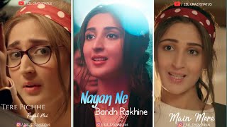 Nayan Song Full Screen Lyrics Status | Dhavni Bahnusali Song Status |WhatsApp Status Video