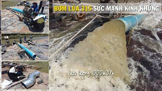 Kỹ Thuật Lắp Đặt Bơm Lùa 315, Cho Sức Mạnh Nước Kinh Khủng | Bơm Lùa