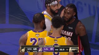 Jae Crowder trying to start some beef with LeBron James! Game 1 | Lakers vs Heat