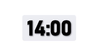 14 Minute Timer - Minimal Countdown Timer [Light Theme]