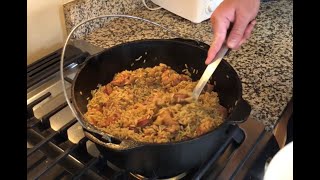 Cajun Chicken and Andouille/Sausage Jambalaya (Spicy)