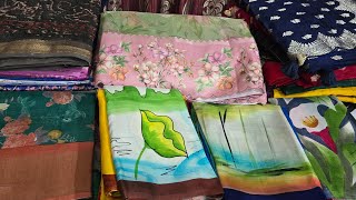 Pure Silk#Handloom Tussar#Pure Silk Hand Painted#Tissue,Munga silk,7337513324