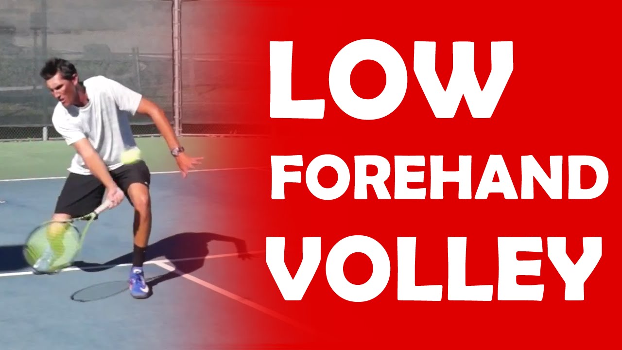 Low Forehand Volley Technique | LOW VOLLEYS - YouTube