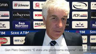 Gian Piero Gasperini: "È stata una grandissima stagione"