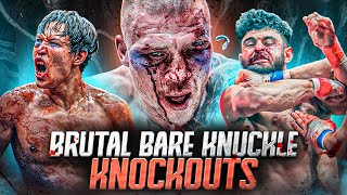 Bare Knuckle Most Brutal Knockouts - Top Dog, KOTS, Hardcore Fighting & More