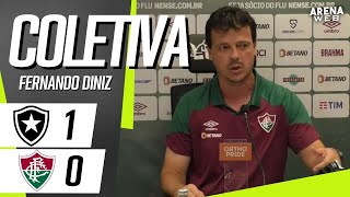 COLETIVA FERNANDO DINIZ | AO VIVO | Botafogo 1 x 0 Fluminense - Brasileirão 2023