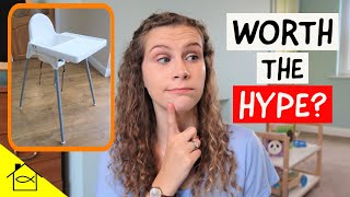 Ikea ANTILOP High Chair Honest Review \u0026 How to Assemble | How to Remove the Ikea Antilop Tray