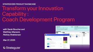 Transform your innovation capability: Coach Development Program