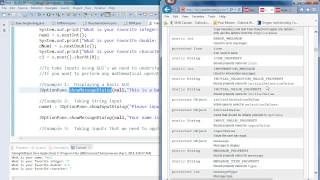 Taking Inputs using JOptionPane Class