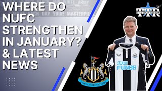 Where do Newcastle United strengthen in January?