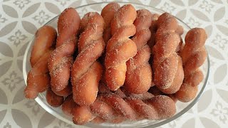 TWISTED DONUTS❤️HOW TO MAKE HOMEMADE TWISTED DOUGHNUTS 😋  YUMMY SHAKOY 🇩🇪💖